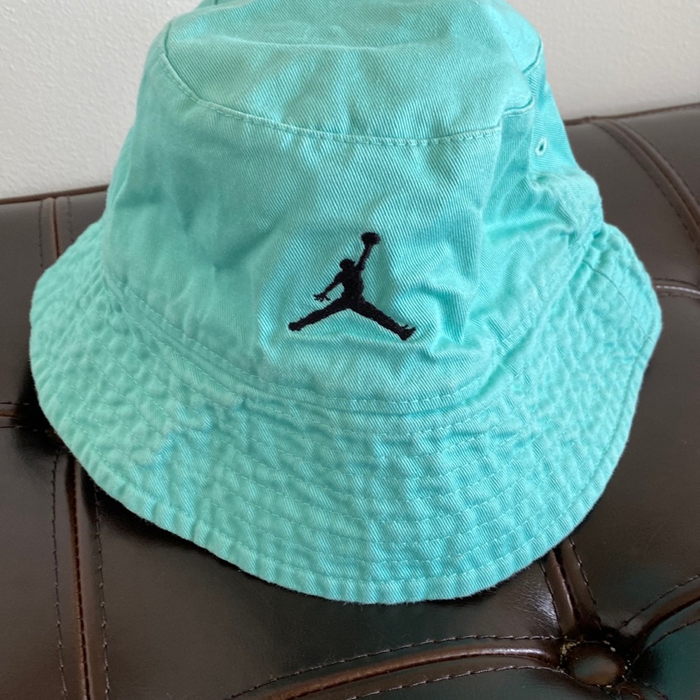 Youth bucket hat. My 8 year old wore it few times.